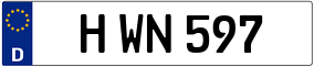 Truck License Plate